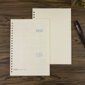 2022年25K月計畫方格內頁(20孔)