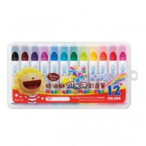 雄獅 奶油獅 可水洗 彩色筆 無毒顏料 12色組 盒