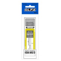 日本 OLFA 專業模型鋸刀刀片 3片/包 （日本包裝型號XB167A型） KB4-WS/3