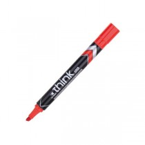 得力 Deli 油性筆 紅色 線幅1.5-5mm 12支 /盒 EU10140