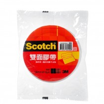 3M Scotch 雙面棉紙膠帶 18mmx15Y / 668