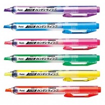Pentel飛龍 自動螢光筆 1.0~4.5mm 螢光筆