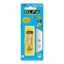 日本 OLFA 安全工作刀刀片 5片/包 x 12包 SKB-2/5B