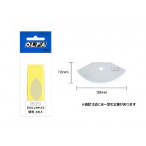 日本 OLFA 轉動式尖頭刀片 3片/包 (XB47) TCB-1