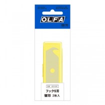 日本 OLFA 安全工作刀 勾型刀片 2片/包 XB108F